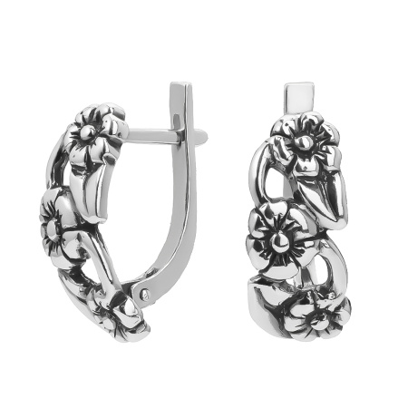 Серебряноые серьги «Летнее настроение»