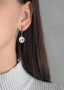 Серьги из серебра «Марья-Искусница»