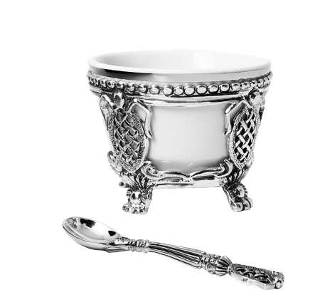 Солонка «Меценат» №1 и ложка