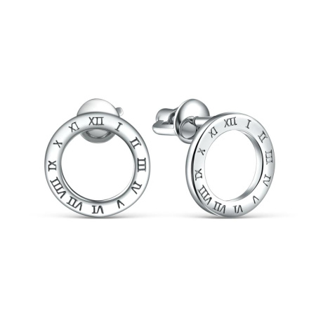 Серьги из серебра «Цифры»