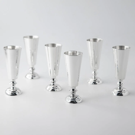 Набор серебряных рюмок «№2» - 6 предметов