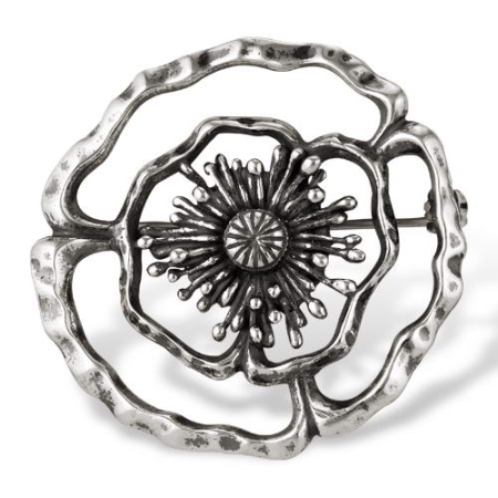 Брошь из серебра