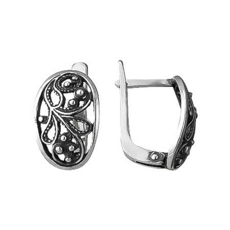 Серьги из серебра