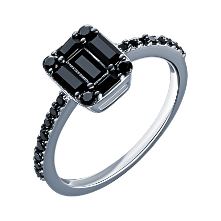 Серебряное кольцо с шпинелью