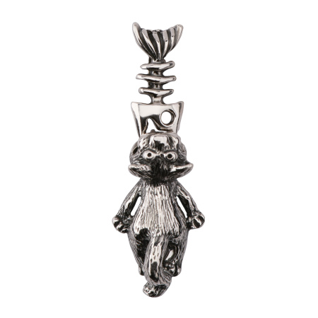 Серебряная подвеска «Все съем»