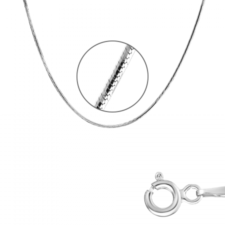 Серебряная цепь «Снейк»