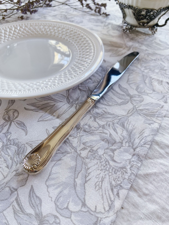 Серебряный столовый нож «Визит»