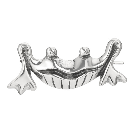 Брошь из серебра «Квакмэн»