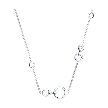 Колье из серебра