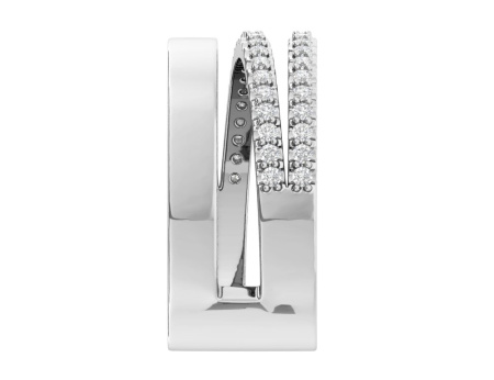 Серебряное кольцо с фианитами