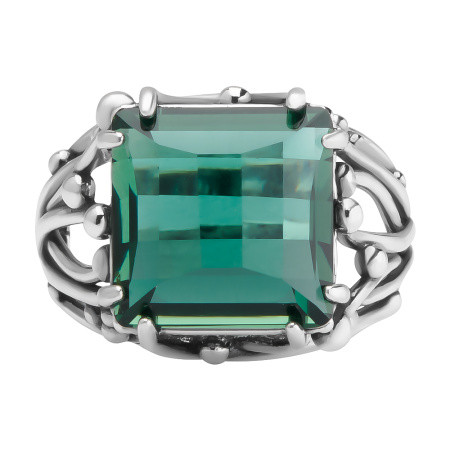 Серебряное кольцо с празиолитом «Сибелиус»