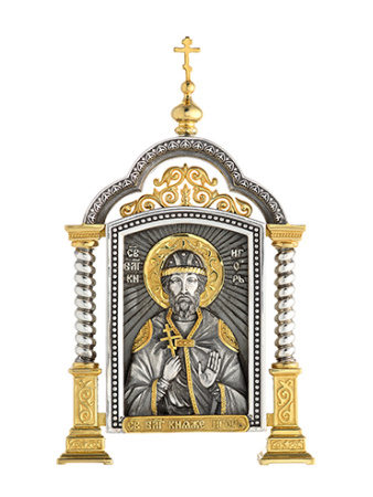 Парадная икона «Святой Игорь»