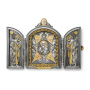 Серебряный складень «Неопалимая купина»