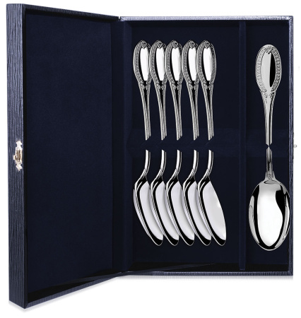 Серебряный набор «Император» 6 столовых ложек