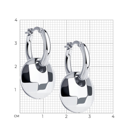 Серьги из серебра SOKOLOV