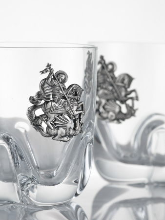 2 водочные стопки «Георгий Великий»