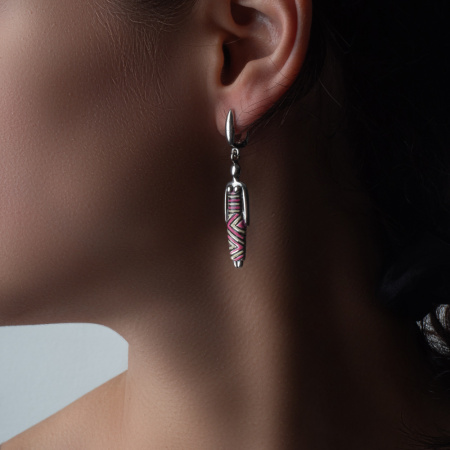 Серьги из серебра «Африканцы»