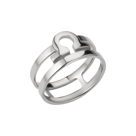 Кольцо из серебра «Весы»