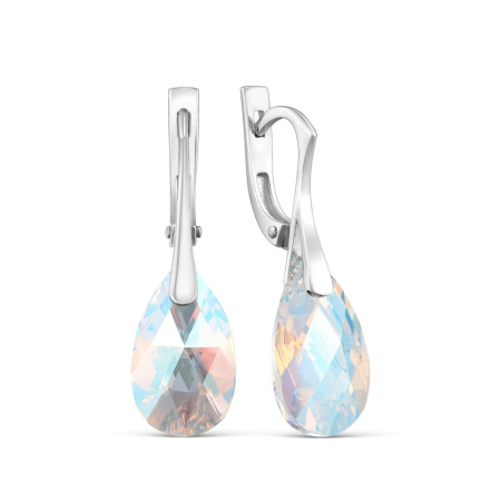 Серьги из серебра с кристаллами