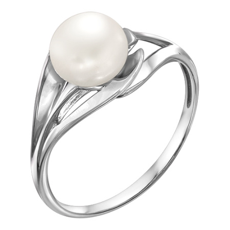 Серебряное кольцо с жемчугом