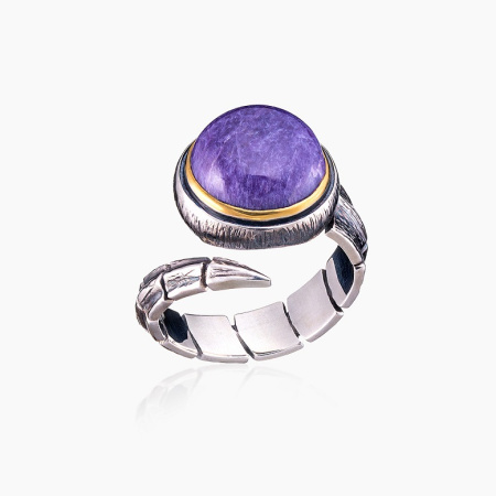 Серебряное кольцо «Чертополох»