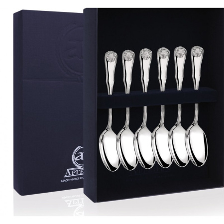 Серебряный набор «Визит» 6 кофейных ложек