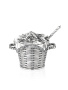 Серебряная солонка «Корзинка»