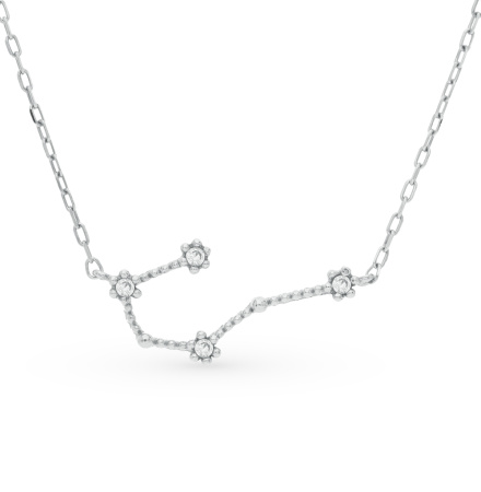 Серебряное колье «Дева»