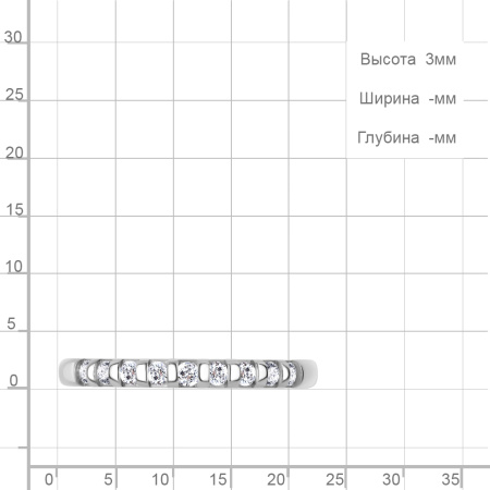 Серебряное кольцо с фианитом