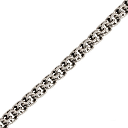 Цепь серебряная мужская «Бисмарк» ширина 6 мм