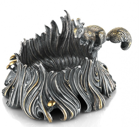 Серебряная солонка «Пенек»