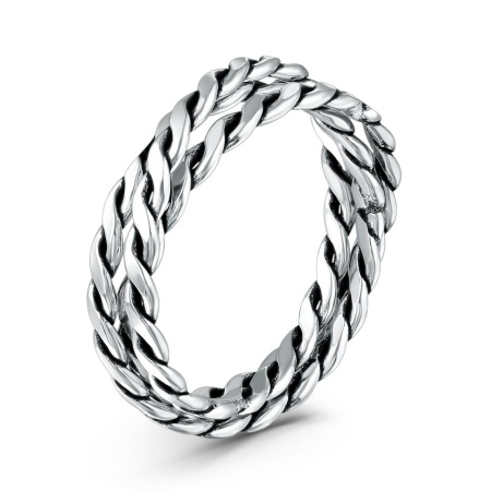 кольцо из серебра «Цепь»