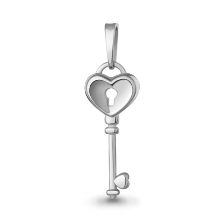 Подвеска из серебра «Ключ от сердца»