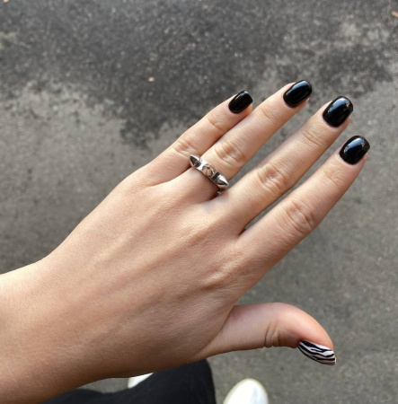 Кольцо «Шипы» из серебра