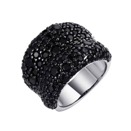 Серебряное кольцо с нанокристаллами