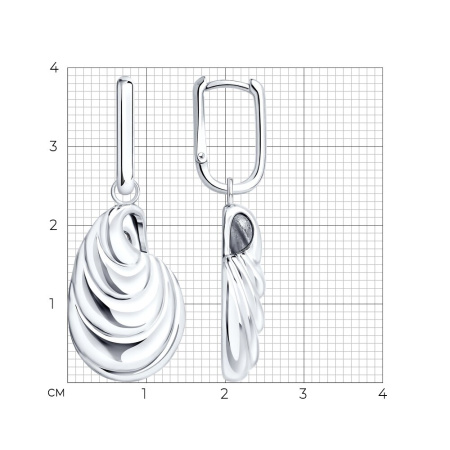 Серьги из серебра