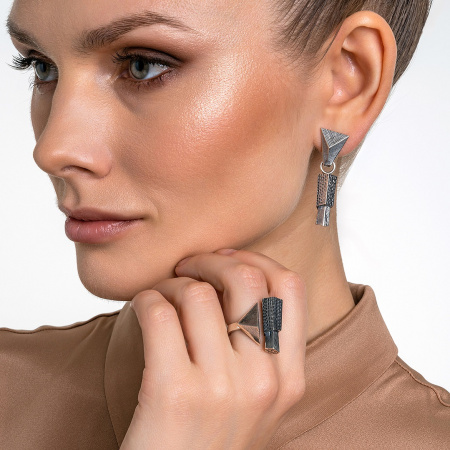 Серьги из серебра