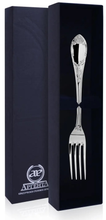 Серебряная десертная вилка «Престиж»