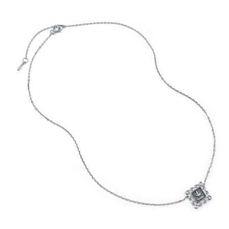 Колье из серебра с фианитами