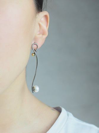 иг693 Серьги (Ag 925)