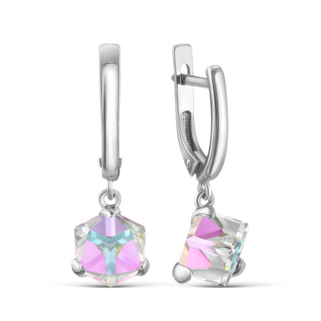 Серьги из серебра с кристаллами