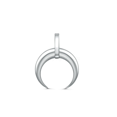 Подвеска из серебра 925 Лунница полумесяц оберег