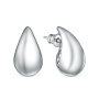 Серебряные серьги-пусеты «Капли»