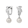 Серьги из серебра с жемчугом