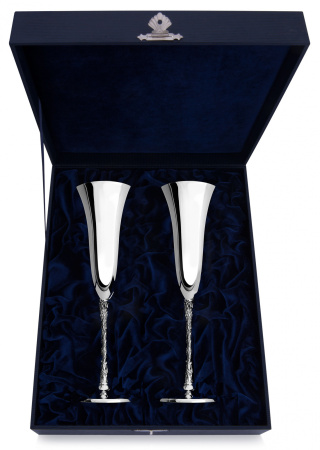 Набор серебряных фужеров «Виноградная лоза»