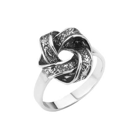 Серебряное кольцо «Мебиус»