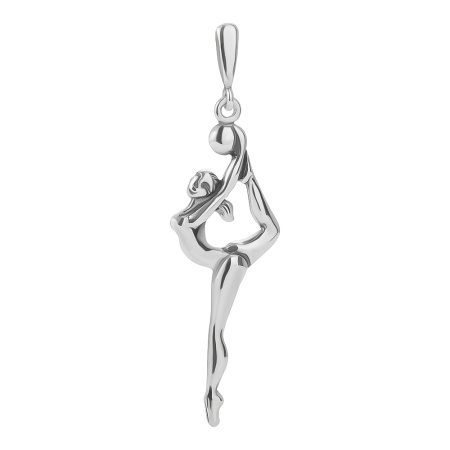 Серебряная подвеска «Гимнастика»