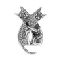 Серебряная подвеска «Коты»