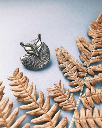 Брошь «Лисичка»