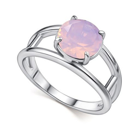 Серебряное кольцо с ювелирным стеклянным опалом